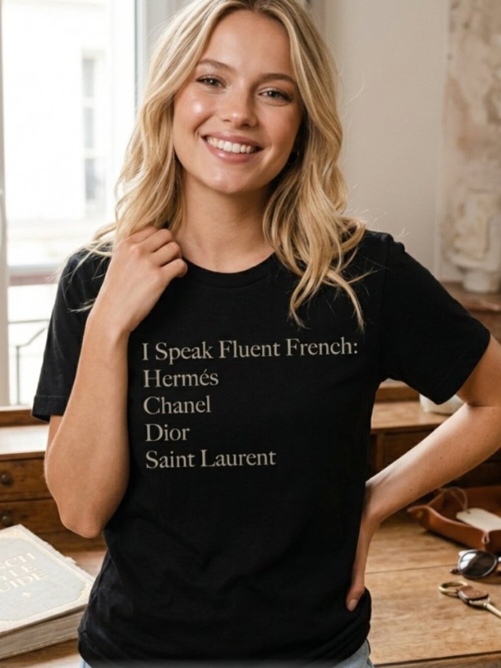 I Speak Fluent French S/S T-Shirt NEW Sz M